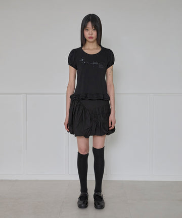 Muta Frill Puff T-Shirt